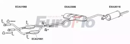 Система выпуска ОГ EuroFlo AUA424 2001B